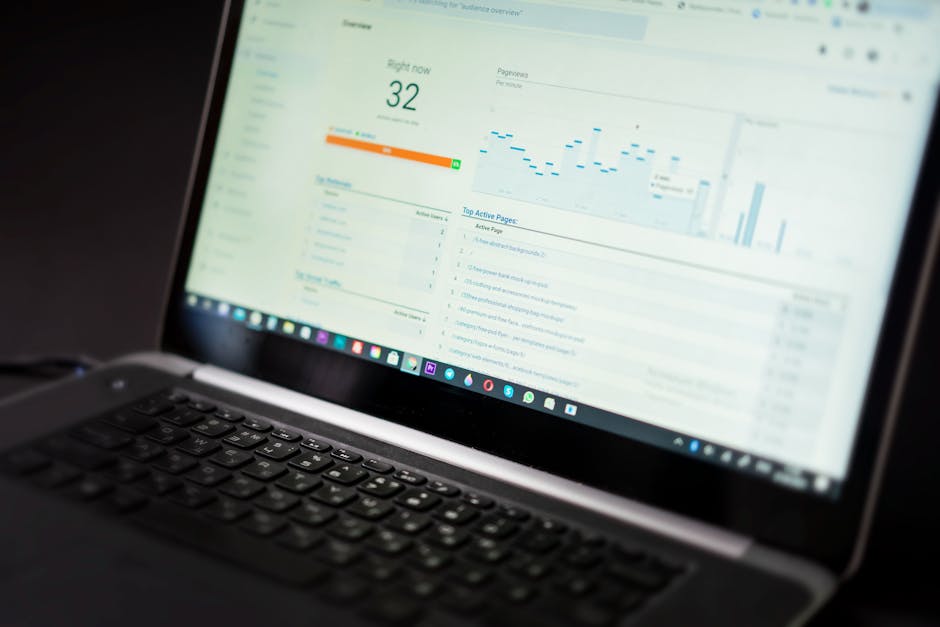 Financial data analysis visualization
