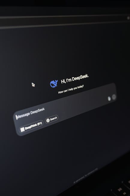 AI workflow interface in dark mode