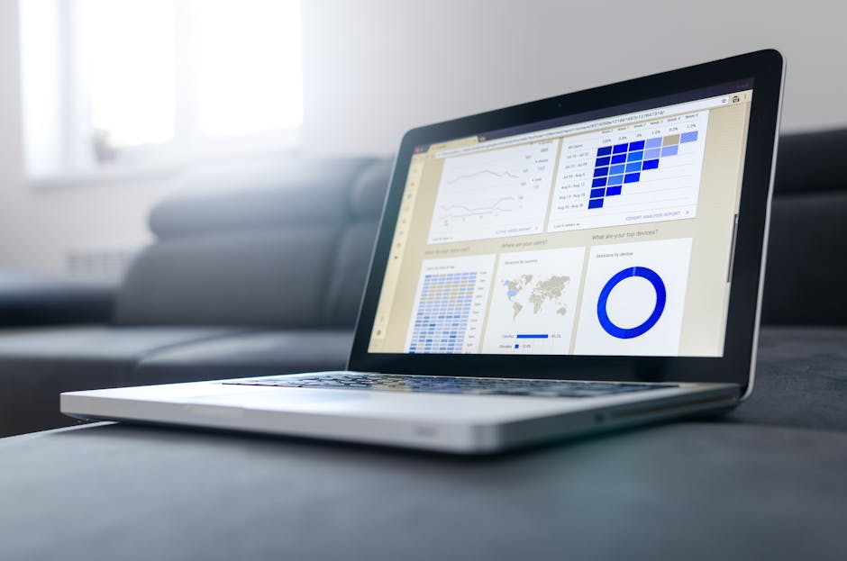 Mobile fleet management dashboard on tablet